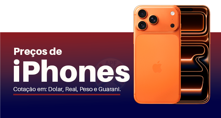 Preços de Iphone no Paraguai